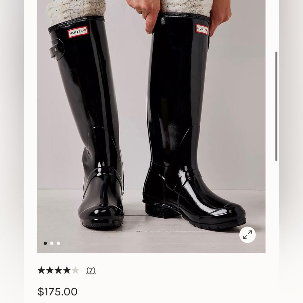 Hunter Tall Gloss Rain Boot - image 7